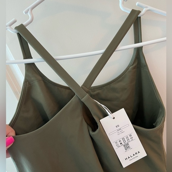 Halara Everyday Cloudful Fabric Backless 2-in-1 Flare Workout Dress-Wannabe - Picture 7 of 16